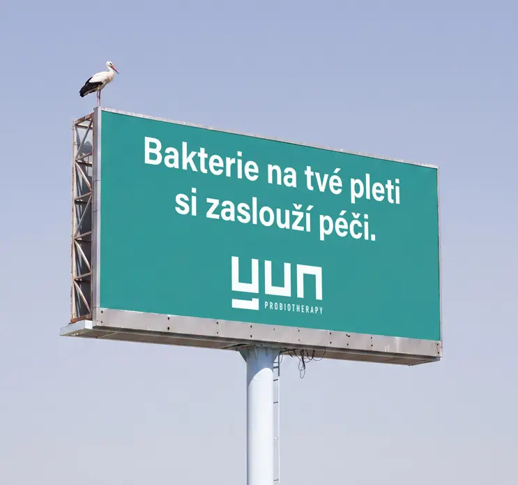 Yun billboard czy okazałeś swoim bakteriom trochę miłości